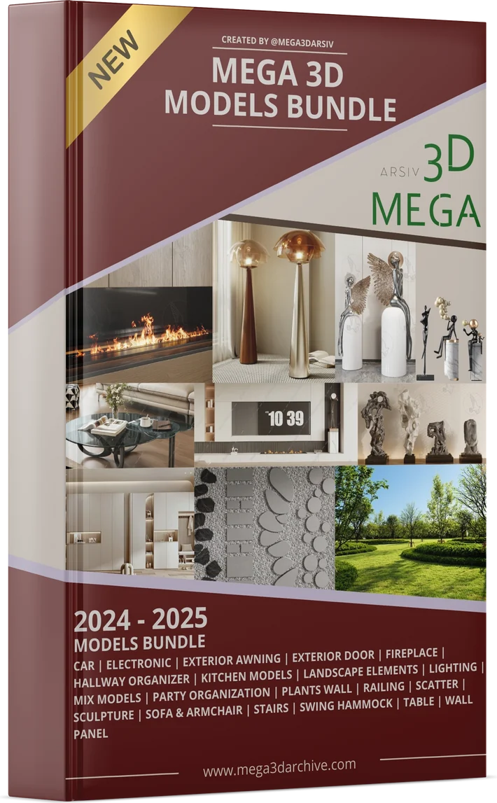 Mega 3D Models Bundle box